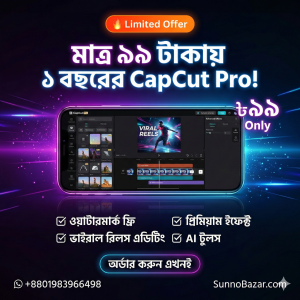 Capcut Pro 1 Year Subscription